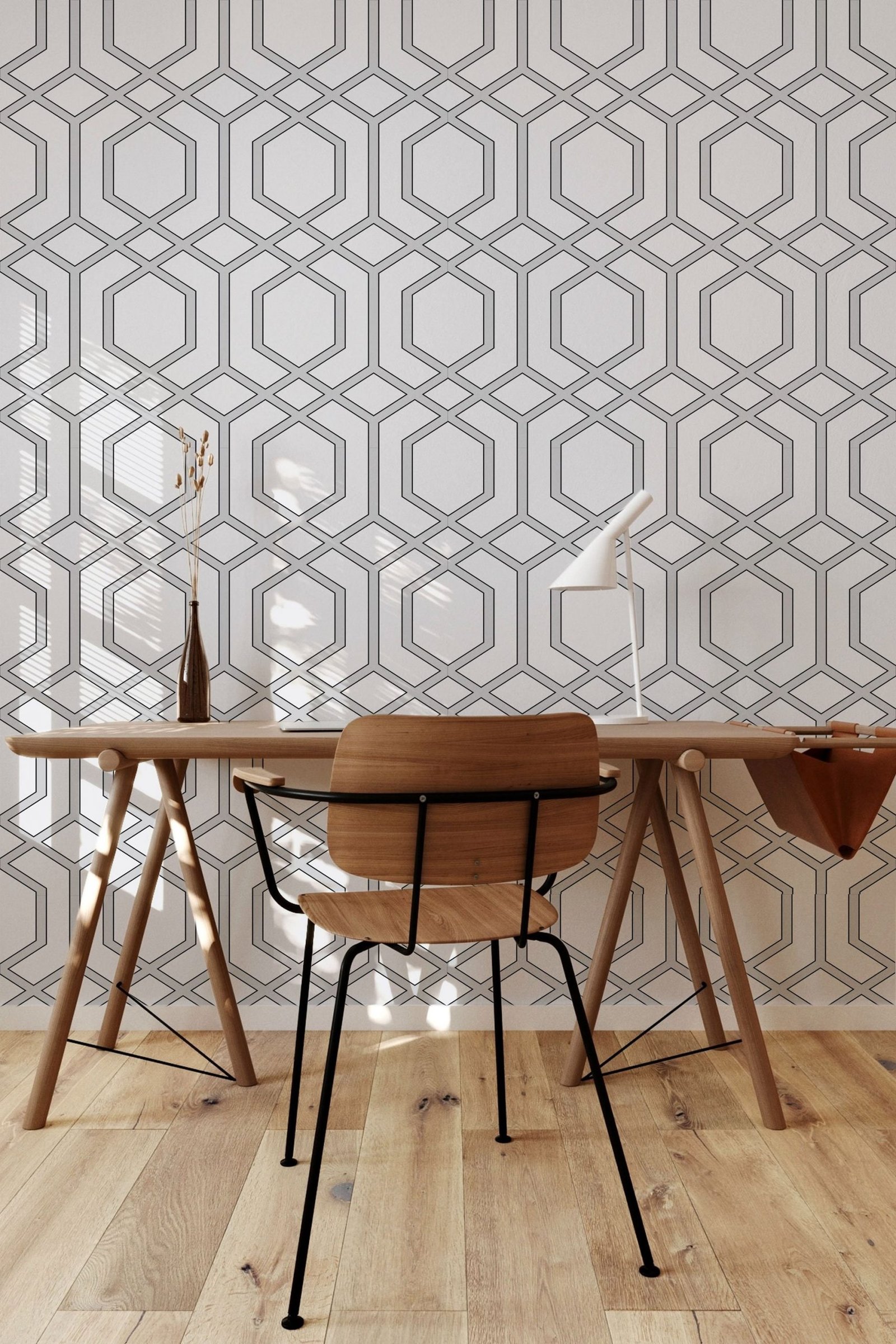Modern farmhouse wallpaper
